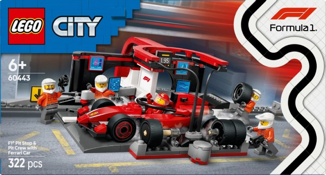 Lego City F1-Boxenstopp-Set mit Ferrari