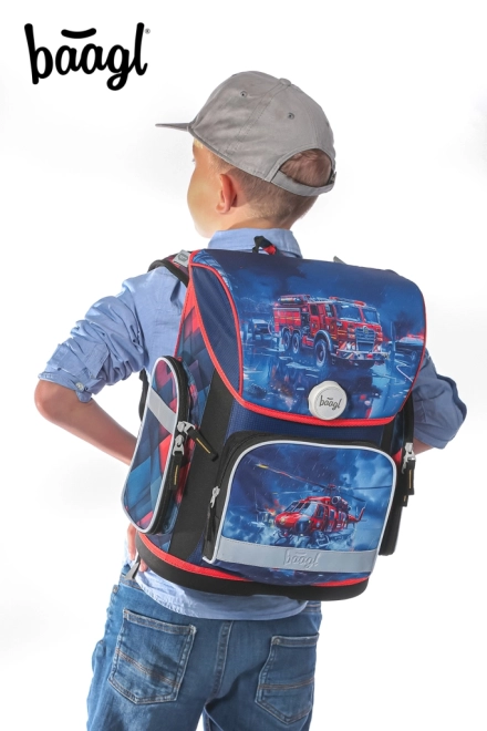 Schulranzen mit Motiv der Retter von Baagl