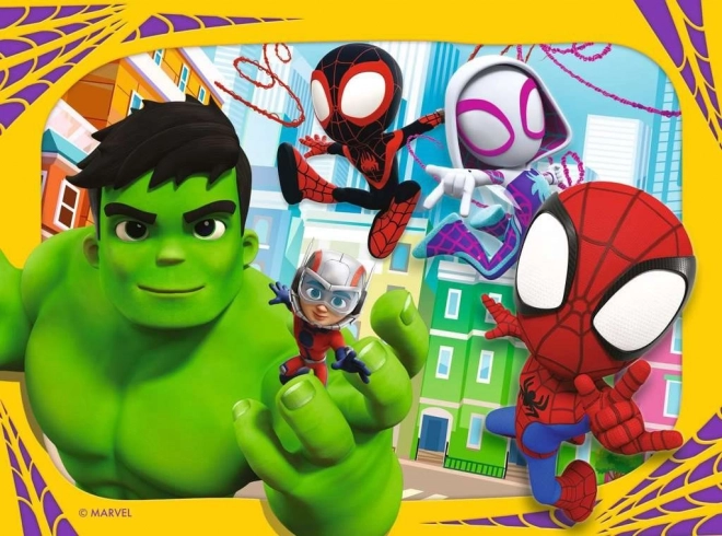 Puzzle RAVENSBURGER Spidey und seine fantastischen Freunde 4in1