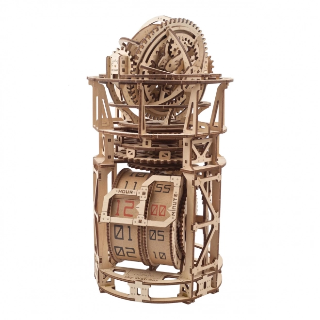 Ugears hölzernes mechanisches Uhrenmodell mit Tourbillon