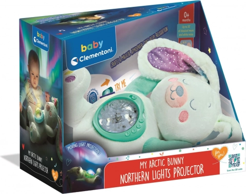 Clementoni Baby Plüsch-Projektor Häschen