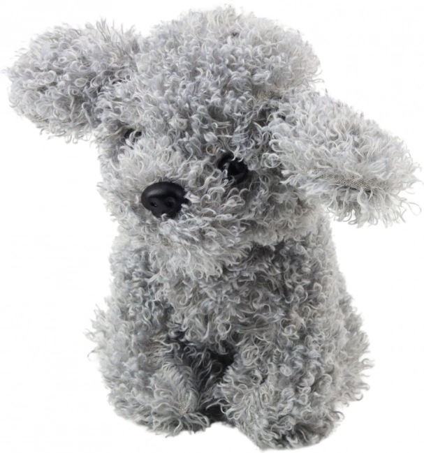 Plüschpudel Miniatur grau 20 cm