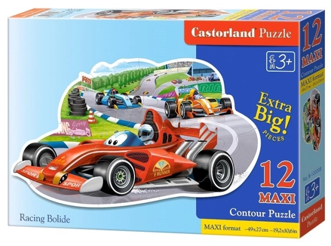 Maxi-Kinderpuzzle 12 Teile – RACING BOLIDE (CASTORLAND)