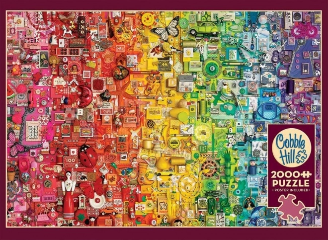 Puzzle Regenbogen COBBLE HILL 2000 Teile
