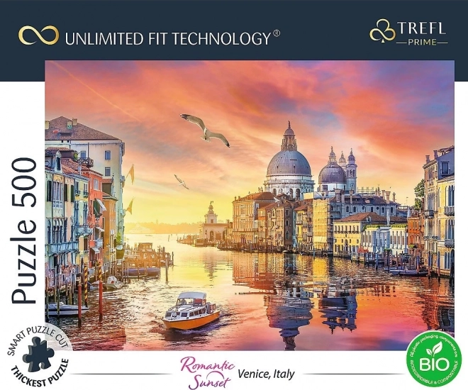 TREFL Puzzle Romantischer Sonnenuntergang: Venedig, Italien 500 Teile