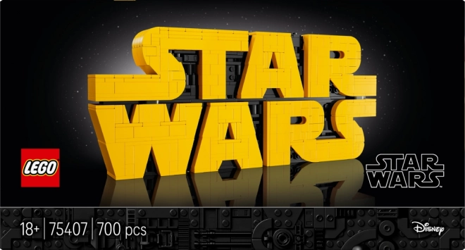 Lego Star Wars Logo aus Steinen