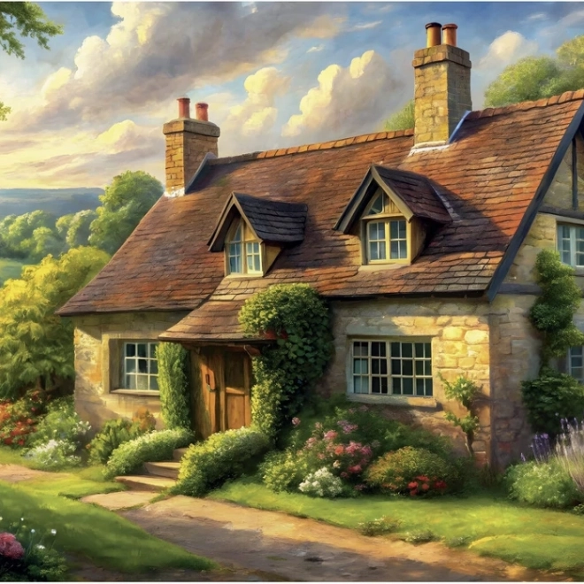 Puzzle Englisches Land 1000 Teile