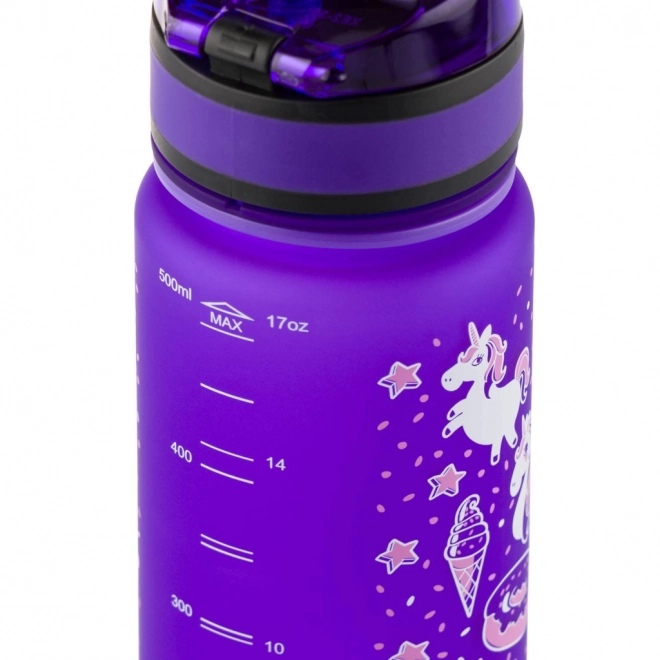 BAAGL Kindertrinkflasche mit Einhornmotiv, 500 ml