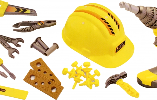 Kinder-Werkzeugset mit Helm Tuff Tools