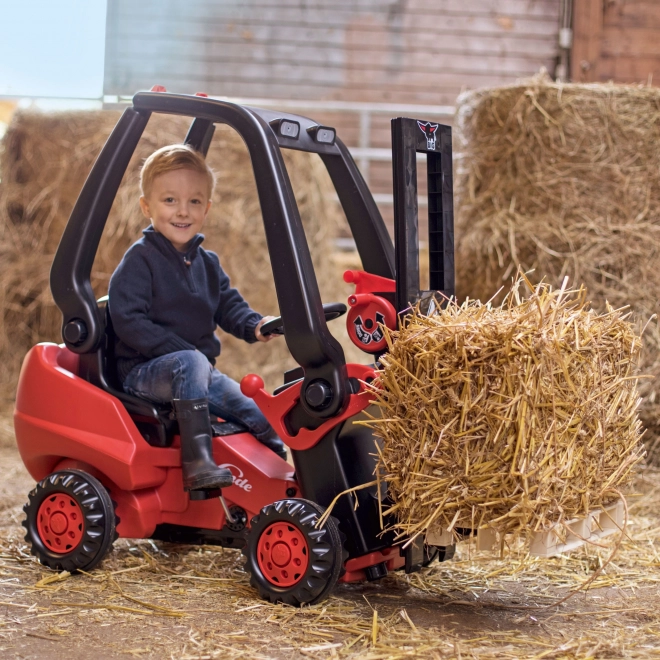 Kinder Gabelstapler Linde Forklift mit Pedalen