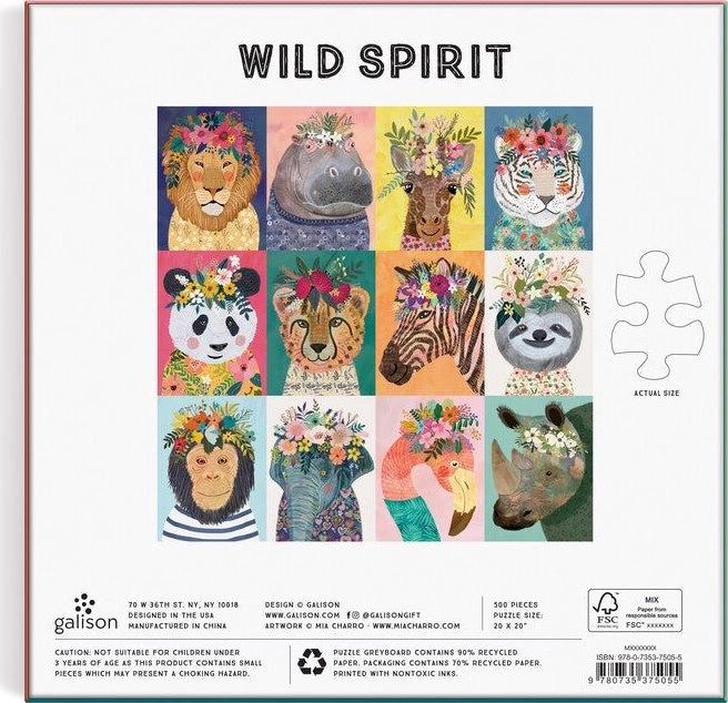 Puzzle Wilde Seelen 500 Teile