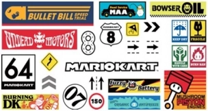 Geschenkpapier Super Mario