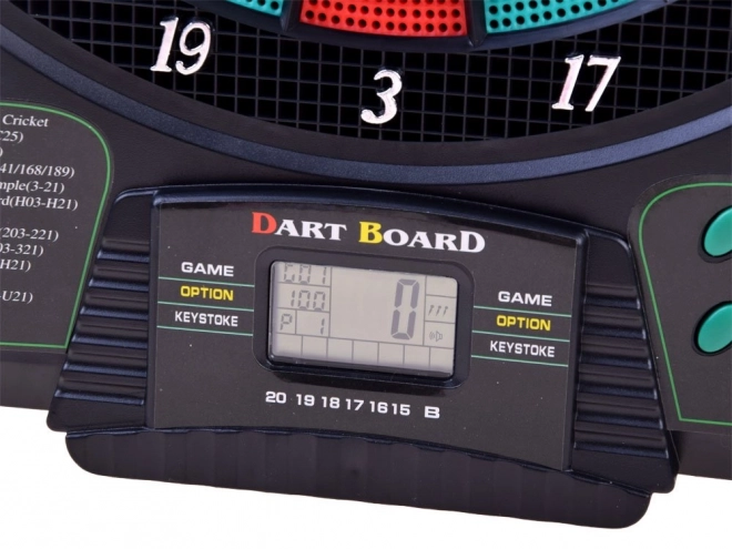 Elektronische Dart-Scheibe mit 18 Spielen und Darts