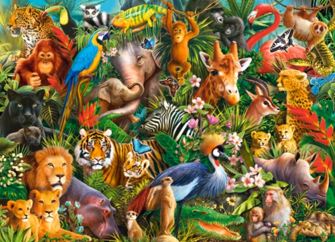 Castorland Puzzle Erstaunliche Tiere 300 Teile