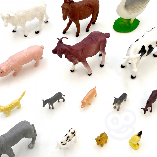 Woopie Tierfiguren Bauernhof Set 34-teilig