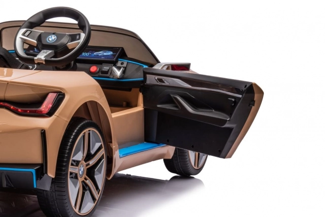 Elektrisches Kinderauto BMW I4 gold 4x4