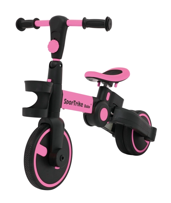 Dreirad Happy Bike 3-in-1 Sportrike Rosa – rosa