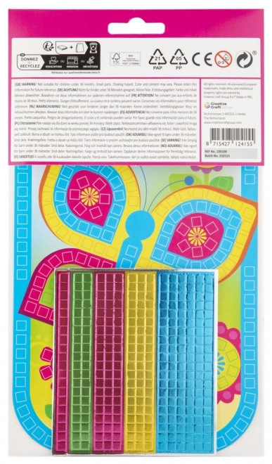 Kreativset Metallische Mosaik nach Farben A5 Schmetterling