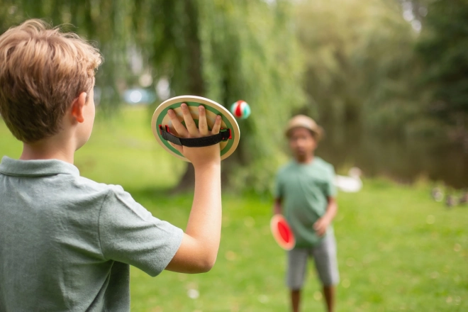 Ballfangen mit Klettfänger