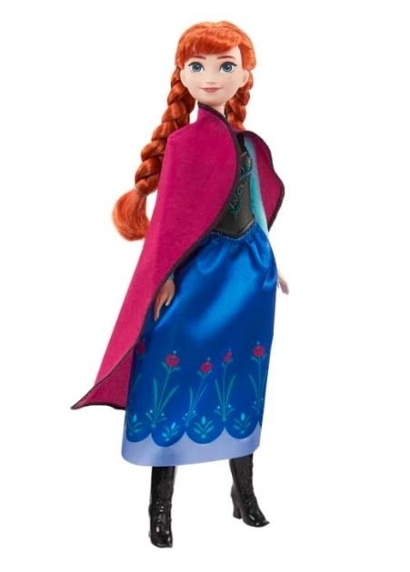 Disney Frozen Elsa Puppe – Anna in blau-schwarzem Kleid