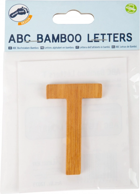 Bambus Buchstabe T von Small Foot