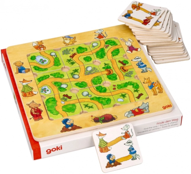 Brettspiel Finde den Weg