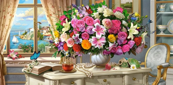 Puzzle 4000 Teile Sommerblumen