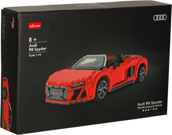 Konstruktionsbaukasten Auto RC 1:14 Audi R8 Spyder 1440 Teile