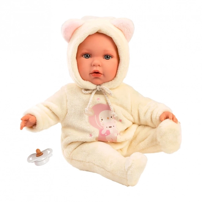 Llorens Baby Julia - Realistische Babypuppe mit Weichem Stoffkörper - 42 cm