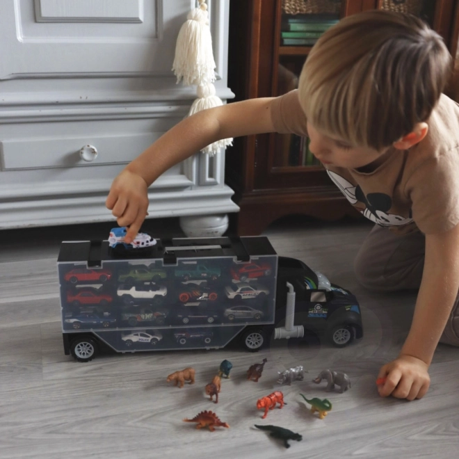 Woopie Lastwagen mit Dinosauriern