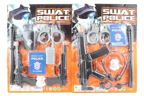 Polizei-Set mit Schlagstock und Zubehör