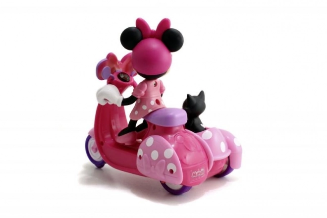 Minnie Scooter mit Seitenwagen und Figur