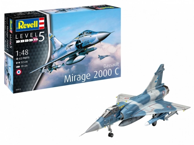 Plastikmodell Dassault Mirage 2000C im Maßstab 1/48