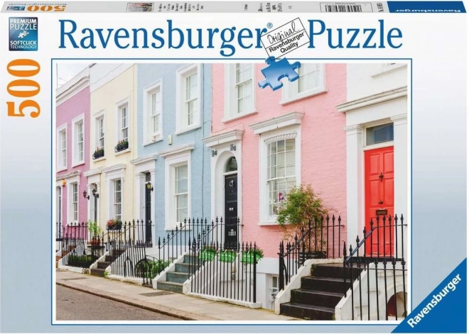 Puzzle Bunte Häuser in London 500 Teile