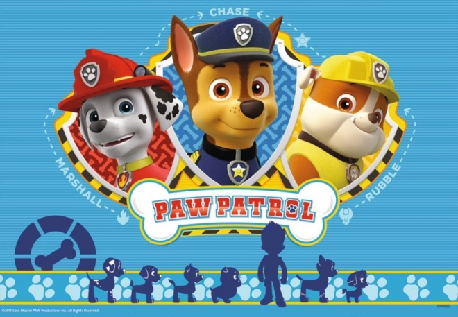 Ravensburger Paw Patrol Kinderpuzzle 2x12 Teile