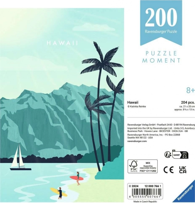 Ravensburger Puzzle Moment: Hawaii 200 Teile