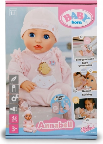 Puppe Baby Born Annabell 43 cm mit elektronischen Funktionen