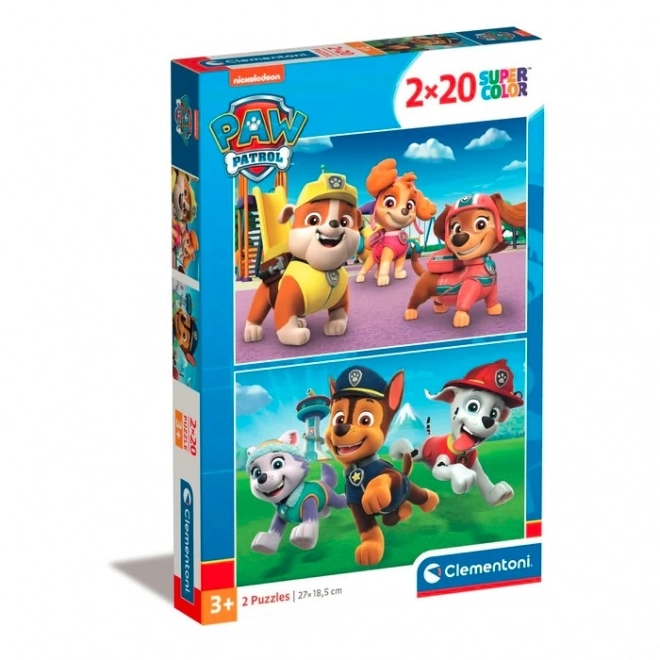 Puzzle Paw Patrol SuperColor Collection für Kinder