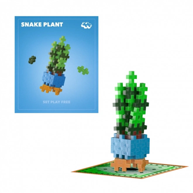 Plus-Plus Blume Snake Plant