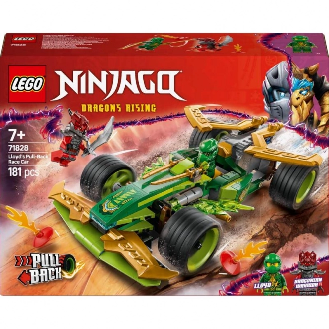 Lego Ninjago Rennwagen von Lloyd mit Rückziehmotor