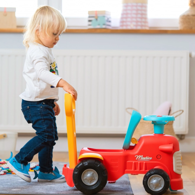 Roter Fahrtraktor Maurice für Kinder