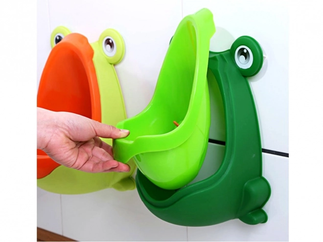 Niedlicher Frosch-Jungen-Urinal – grün