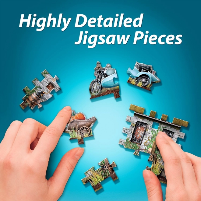 3D-Puzzle Harry Potter: Hagrids Hütte