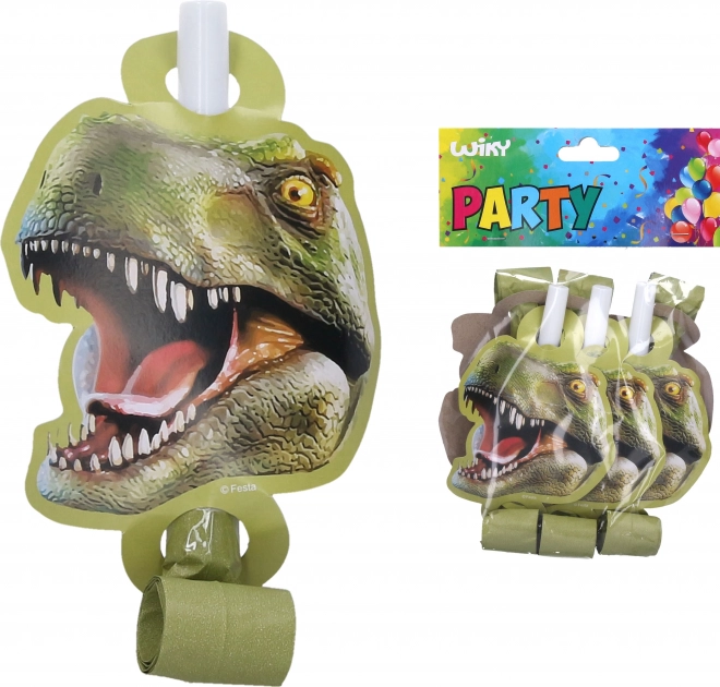 Party-Tröten DINO – 6 Stk.