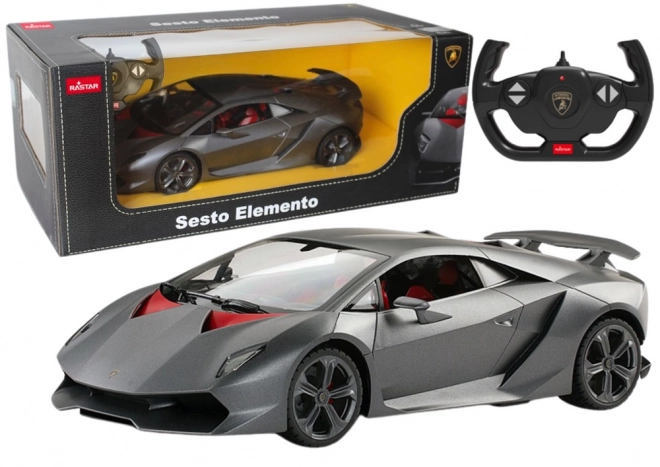 Ferngesteuertes Auto Rastar 1:14 Lamborghini Sesto grau