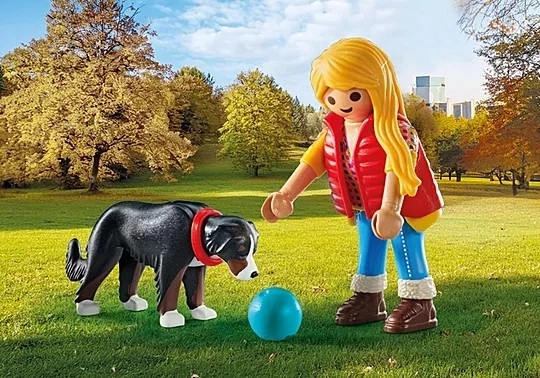 Mädchen mit Schäferhund PLAYMOBIL
