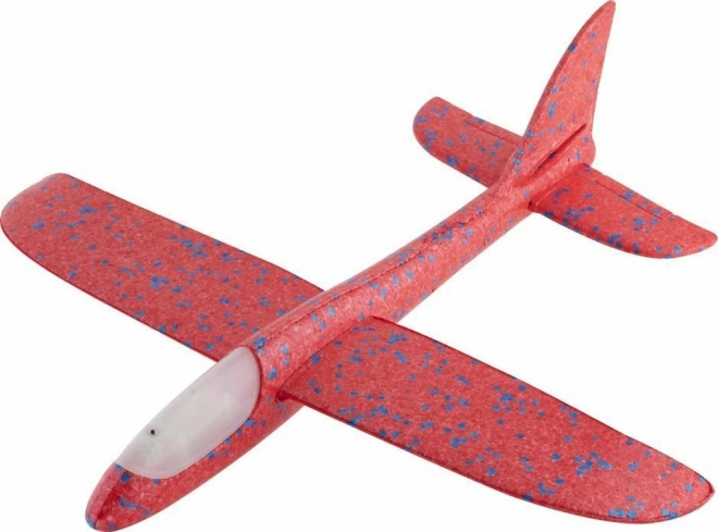 XXL Gleitflugzeug mit leuchtendem Cockpit