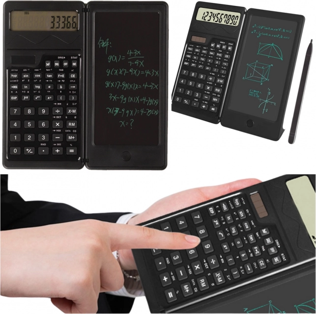 Wissenschaftlicher Taschenrechner mit Solarenergie und LCD-Block