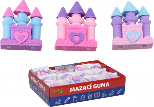 Radiergummi in Form einer Burg
