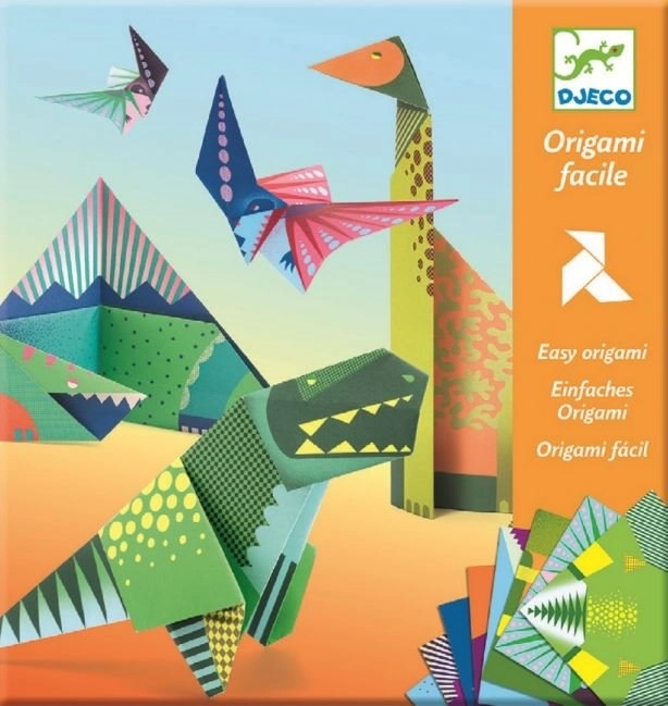 Origami Dinosaurier für Kinder